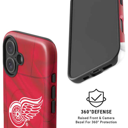 NHL Detroit Red Wings Home Jersey iPhone 16 Plus Magsafe Impact Case